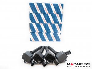 FIAT 500X Ignition Coil Pack Set - 1.4L Turbo - Alfa Romeo 4C Coils - Geuine Alfa OEM